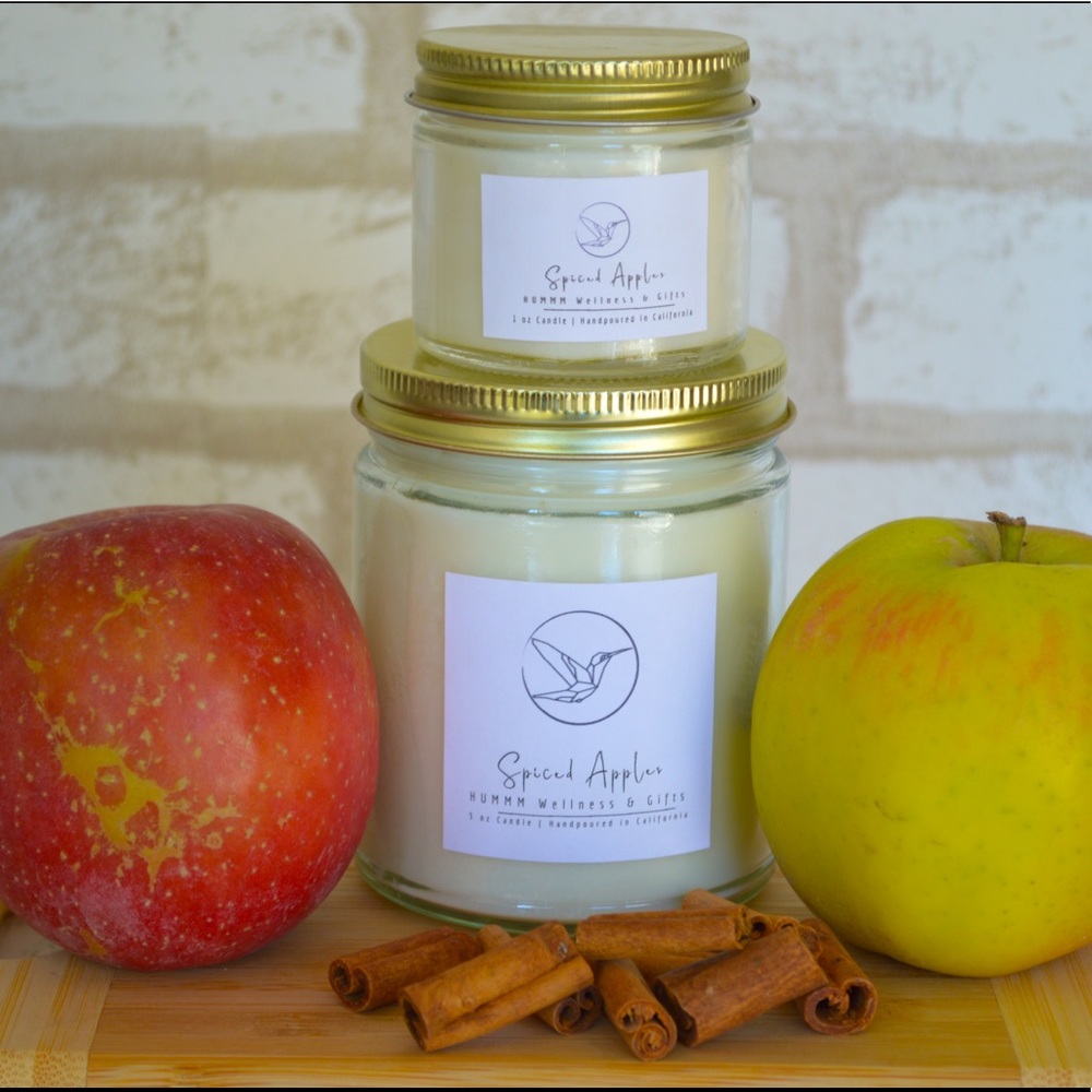 Spiced Apple 🍎 Hand-poured Artisanal Luxury Candle (1 large or BOGO free small)